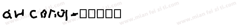 aw conq字体转换